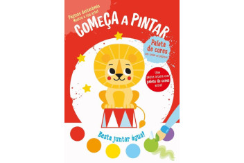 Começa a Pintar - Leão Vermelho