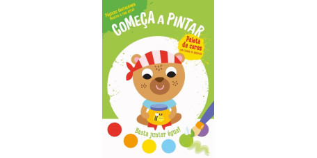 Começa a Pintar - Urso Verde